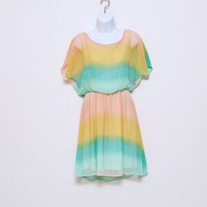 Lush Tie Dye Mini Dress
